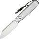 Artisan Cutlery Holm Folding Knife - 3.1" S90V Stonewashed Wharncliffe Blade Gray Titanium Handle