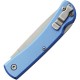 Bear & Son 137LBL Farmhand Lockback Folder - 2.75" Blade Blue Aluminum Handle