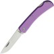 Bear & Son 137LPL Farmhand Lockback Folder - 2.75" Blade Purple Aluminum Handle