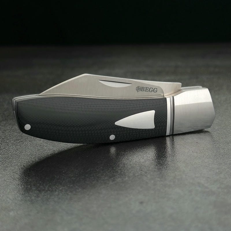 Begg Knives UK EDC Traditional Sheepsfoot Folding Pocket Knife - 3" Blade