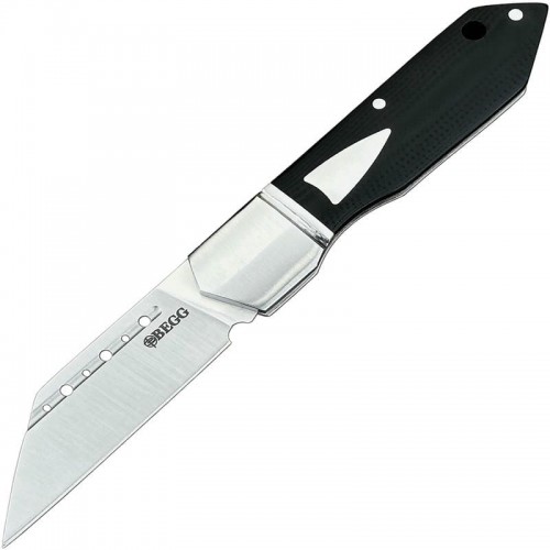 Begg Knives UK EDC Traditional Bullet Train Folding Pocket Knife - 2.75" Reverse Tanto Blade