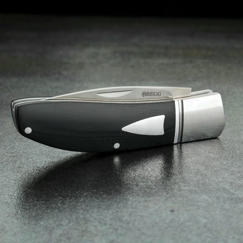 Begg Knives UK EDC Traditional Drop Point Folding Pocket Knife - 3" Blade