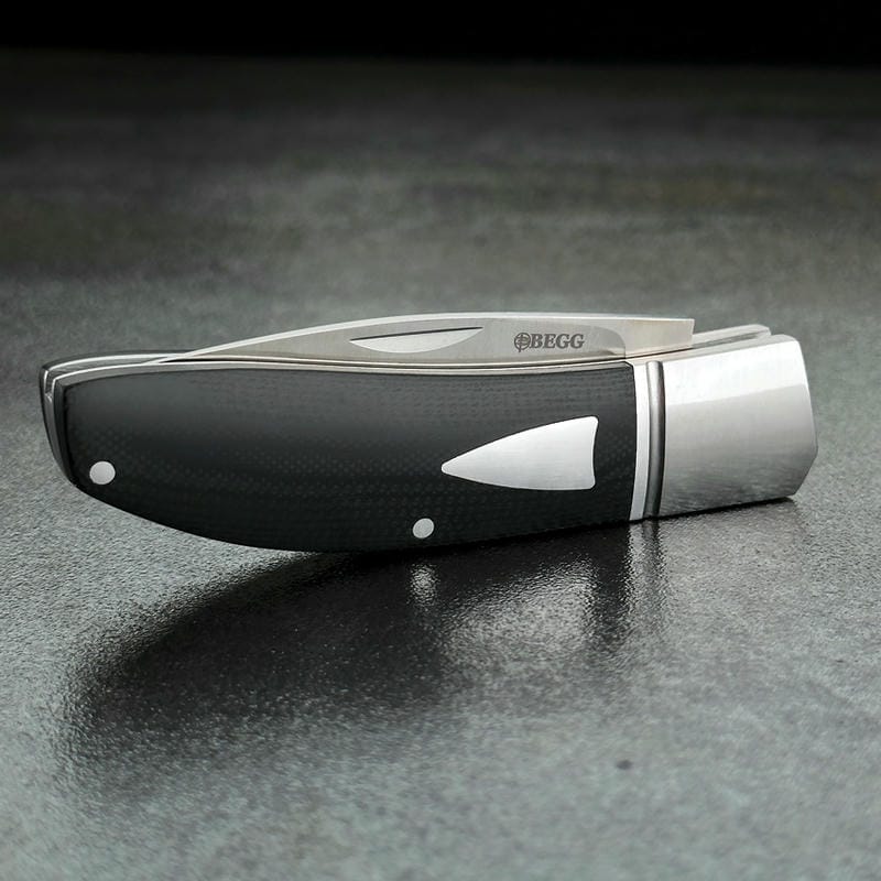 Begg Knives UK EDC Traditional Drop Point Folding Pocket Knife - 3" Blade