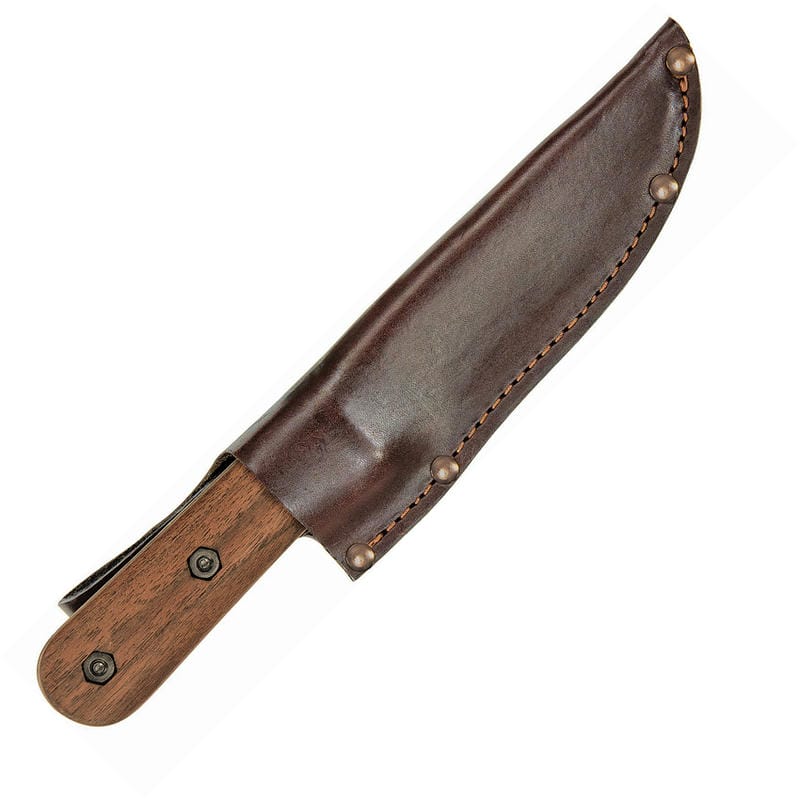 KA-BAR Becker Kephart Fixed Blade Knife - 5.1" Spear Point Walnut Wood Handle