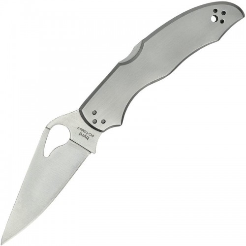Byrd Knives Harrier 2 Folding Knife - 3.36" Stainless Steel Blade with Stainless Steel Handle