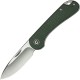 CIVIVI Knives Elementum UK EDC Folding Knife - 2.96" 14C28N Satin DP Blade Green Micarta Handle