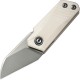 CIVIVI  Ki-V Slipjoint UK EDC Pocket Knife - 1.55" Blade Ivory G10 Handle