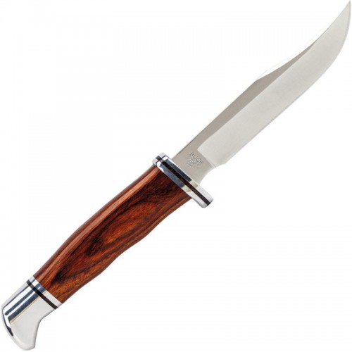 Buck 102 Heritage Woodsman Fixed Blade Knife - 4" 420HC Blade Cocobolo Wood Handle