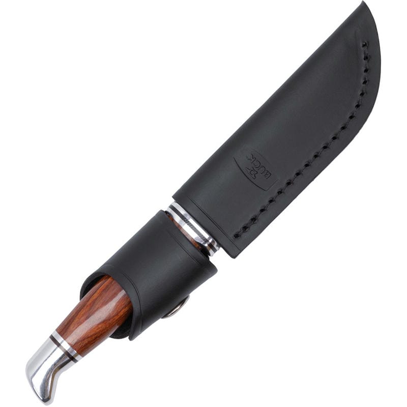 Buck 117 Heritage Brahma Fixed Blade Knife - 4.5" 420HC Blade Cocobolo Wood Handle