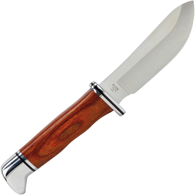 Buck 103 Heritage Skinner Fixed Blade Knife - 4" 420HC Satin Skinner Blade Cocobolo Wood Handle