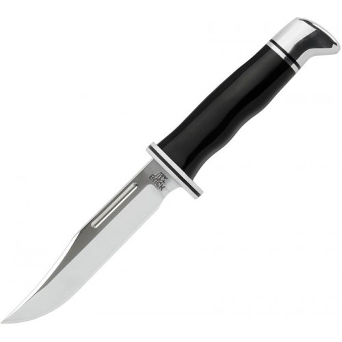 Buck 117 Brahma Fixed Blade Knife Black Handle