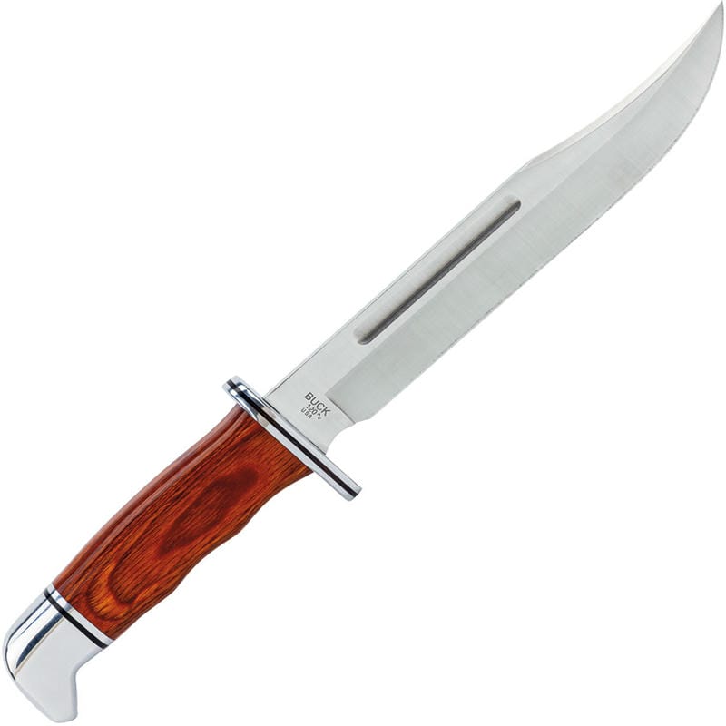 Buck General 120 Heritage Fixed Blade Knife - 7.37" Blade Cocobolo Wood Handle