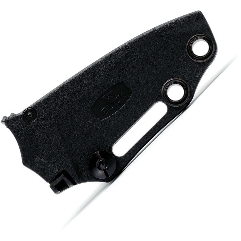 Buck PakLite Cape Select Fixed Blade - 2.75" DP Blade Skeletonized Steel Handle Orange Slabs