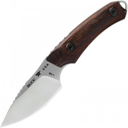 Buck 662 Alpha Scout Fixed Blade Knife Walnut Dymalux Handle