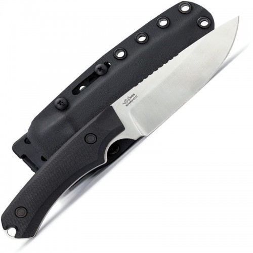 Buck 663 Alpha Guide Elite Fixed Blade Knife - 4.5" MagnaCut DP Blade Black G10 Handle