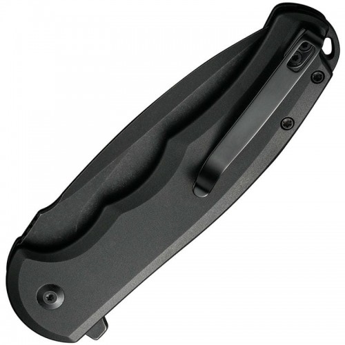 CIVIVI Praxis Folding Knife - 3.75" Nitro-V Black Blade Black Aluminium Handle