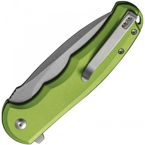 CIVIVI Praxis Folding Knife - 3.75" Nitro-V Blade Lime Green Aluminium Handle