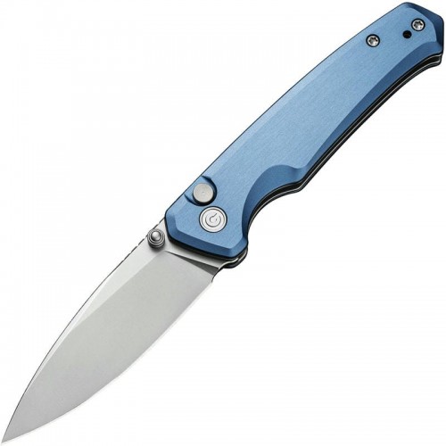 CIVIVI Altus Knife - 2.97" Nitro-V Blade Blue Aluminum Handle