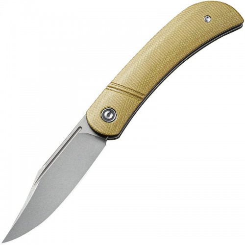 CIVIVI Appalachian Drifter UK EDC Knife - 2.96" CPM-S35VN Blade Olive Micarta Handle