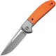 CIVIVI Trailblazer UK EDC Folding Knife Orange G10 Handle