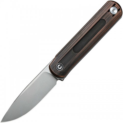 CIVIVI Foldis UK EDC Folding Knife - 2.67" Nitro-V Blade Rubbed Copper Handle