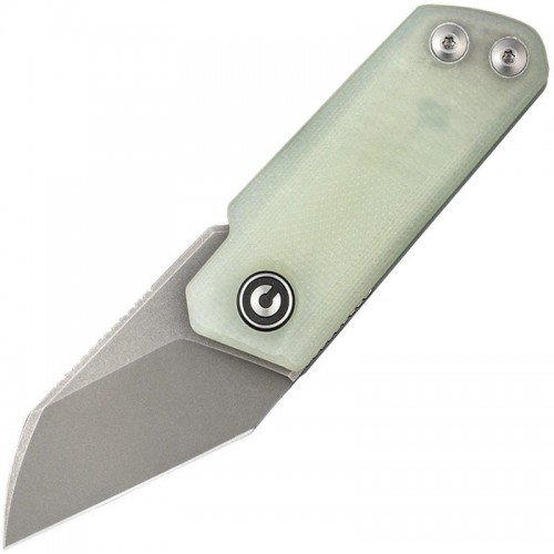 CIVIVI  Ki-V Slipjoint UK EDC Pocket Knife - 1.55" Blade Jade G10 Handle