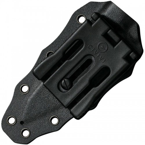 CIVIVI Propugnator Fixed Blade Knife - 4.15" D2 Tool Steel Blade Milled Ultem Handle