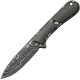 CIVIVI Mini Elementum Fixed Blade Neck Knife Dark Green Canvas Micarta Handle