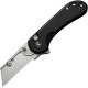 CIVIVI Elementum Utility Button Lock Knife - 2.26" 6Cr Replaceable Utility Blade, Black Aluminum Handle