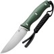 CIVIVI Stormridge - 3.9" Nitro-V Stainless Steel Blade Contoured Green Canvas Micarta Handle