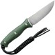 CIVIVI Stormridge - 3.9" Nitro-V Stainless Steel Blade Contoured Green Canvas Micarta Handle