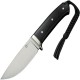 CIVIVI Cloud Peak Fixed Blade Knife - 4.6" Nitro-V Blade Contoured Black G10 Handle