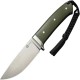 CIVIVI Cloud Peak Fixed Blade Knife - 4.6" Nitro-V Blade Contoured Green G10 Handle