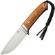CIVIVI Cloud Peak Fixed Blade Knife - 4.6" Nitro-V Blade Contoured Guibourtia Wood Handle