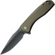 CIVIVI Knives C801K Baklash Pocket Knife Coarse Green Micarta Handle