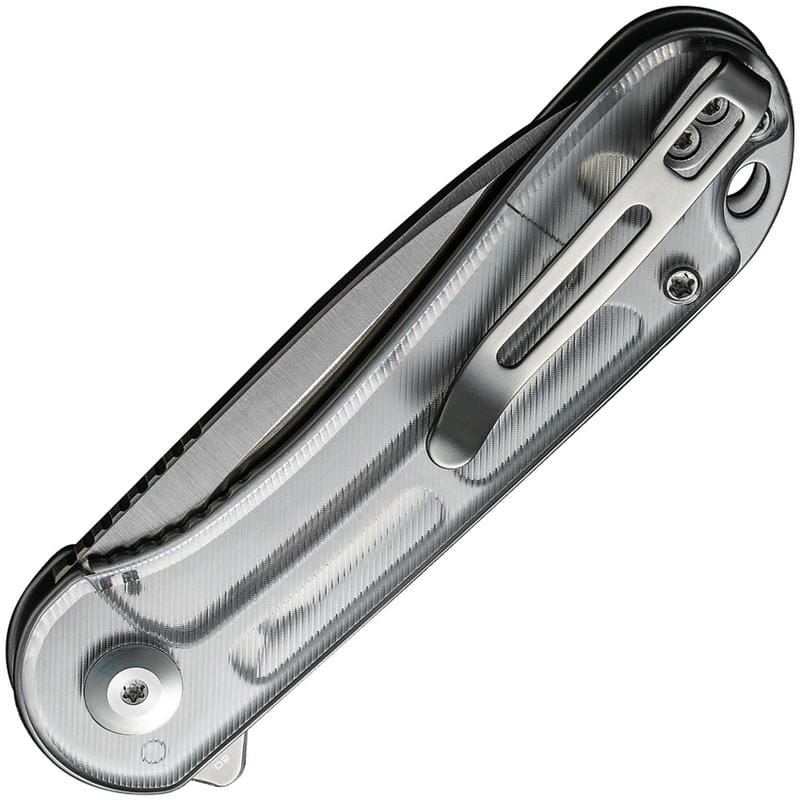 CIVIVI Knives Elementum Knife - 2.96" D2 Satin Blade Polished Lexan Handle Liner Lock