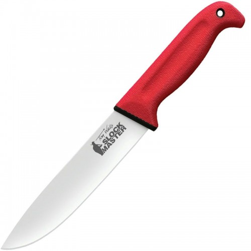 Cold Steel Slock Master Fixed Blade Knife - 6.5" 4116 Stainless Steel Blade Red Kray-Ex Handle