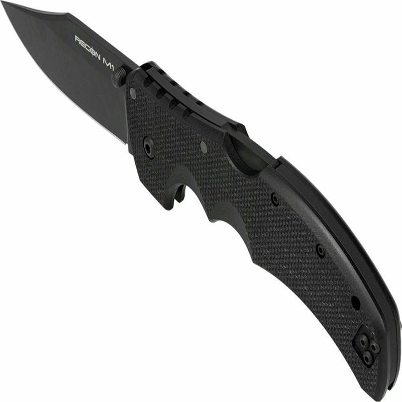 Cold Steel Recon M1 Tri-Ad Folding Knife - 4" CPM-MaganCut Blade Black G10 Handle