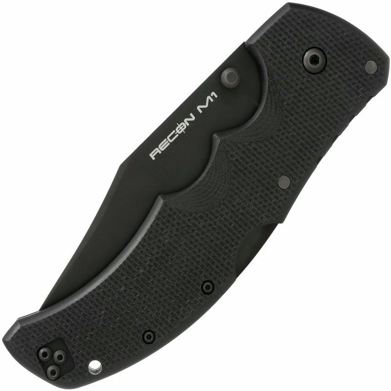Cold Steel Recon M1 Tri-Ad Folding Knife - 4" CPM-MaganCut Blade Black G10 Handle