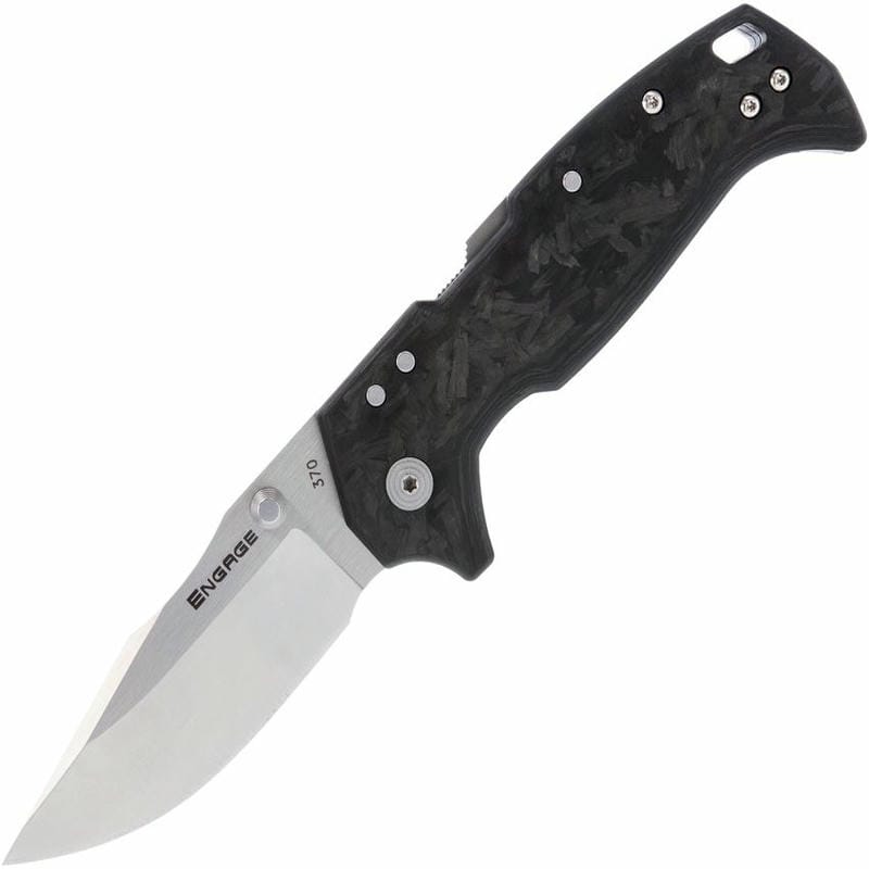 Cold Steel Engage Atlas Lock XHP Folding Knife - 3.5" CTS-XHP Blade Carbon Firer Handle