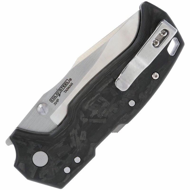 Cold Steel Engage Atlas Lock XHP Folding Knife - 3.5" CTS-XHP Blade Carbon Firer Handle