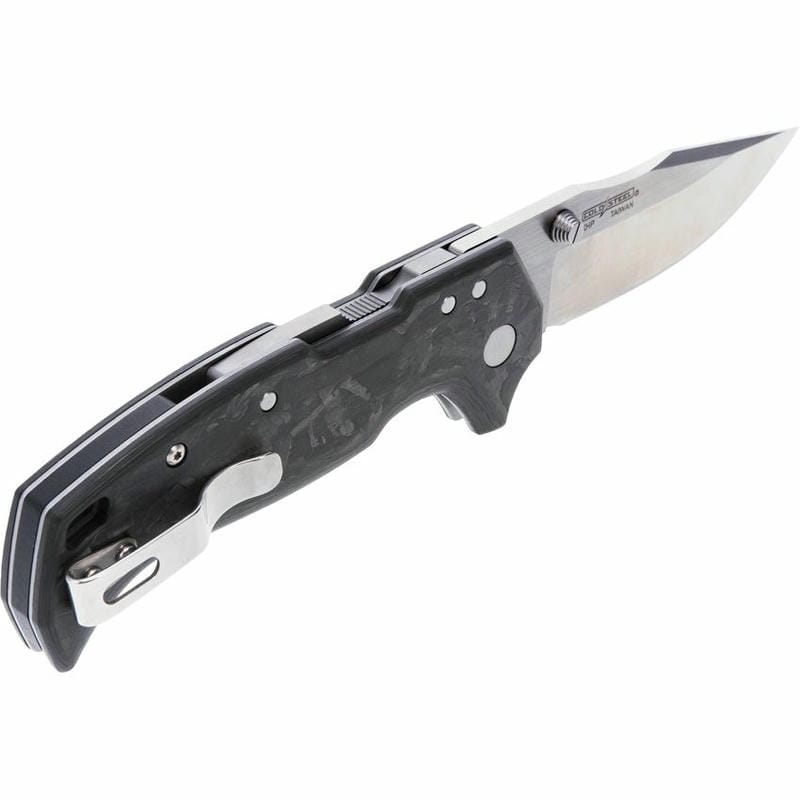 Cold Steel Engage Atlas Lock XHP Folding Knife - 3.5" CTS-XHP Blade Carbon Firer Handle