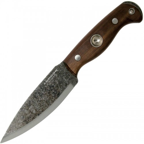 Condor Wayfinder Knife - 5.3" High Carbon Steel Blade Walnut Handle