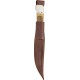 Condor Samicarta Fixed Blade Knife - 3.86" Blade American Hickory and White Micarta Handle