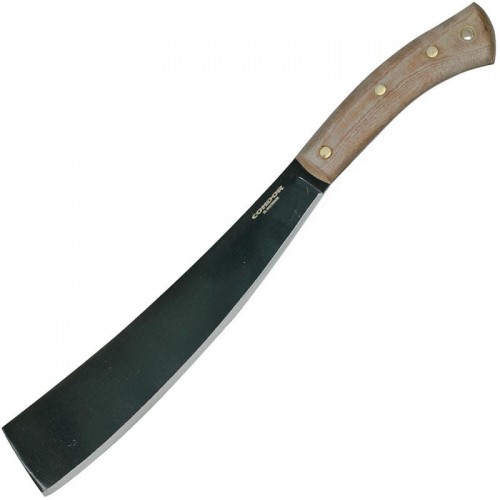 Condor Cambodian Machete - 10.38" High Carbon Steel Blade Micarta Handle Leather Sheath