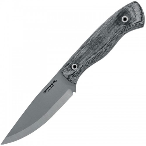 Condor Ripper Knife - 4.56" High Carbon Steel Blade Micarta Handle Kydex Sheath