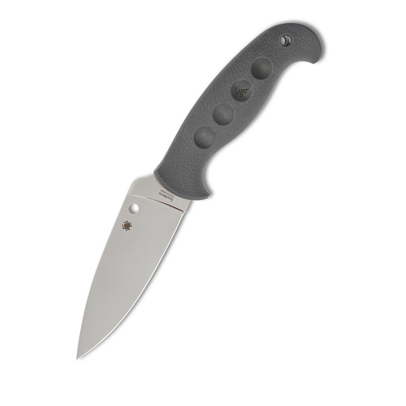 Spyderco Temperance Sprint Run Knife - 4.46" CPM Cru-Wear Blade Grey FRN Handle