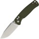 CJRB Shale Folding Knife - 3.15" AR-RPM9 Stonewashed Blade OD Green G10 Handle