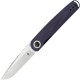 Kizer Squidward Folding Knife - 2.81" 154CM Satin Clip Point Blade Purple G10 Handle