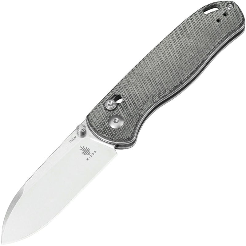 Kizer Drop Bear Folding Knife - 2.97" 154CM Blade Micarta Handle